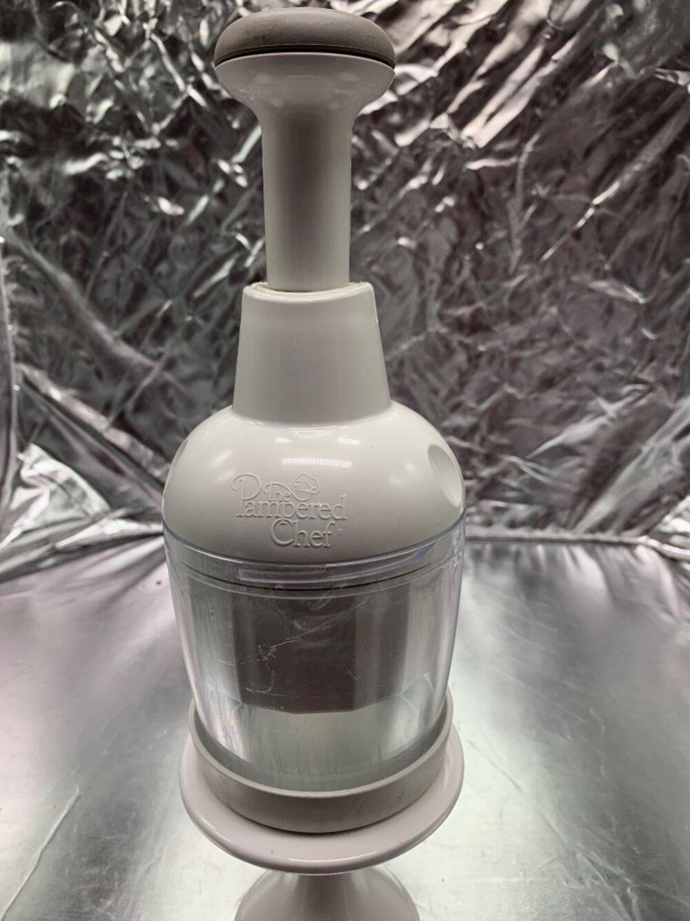 Pampered Chef Food Chopper Plastic Manual Kitchen Tool